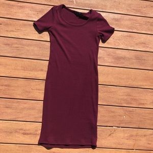 one clothing Dresses - Maroon Sweater Dress one clothing Dresses - Maroon Sweater Dress